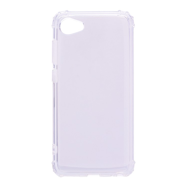Shockproof TPU Shell Case for HTC Desire 12 - Transparent-1