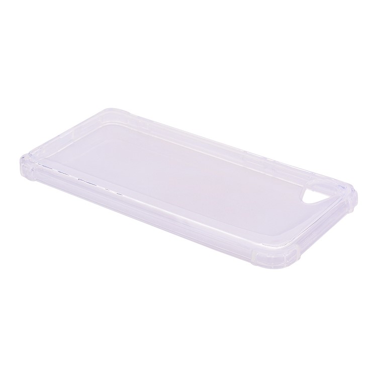 Shockproof TPU Shell Case for HTC Desire 12 - Transparent-4