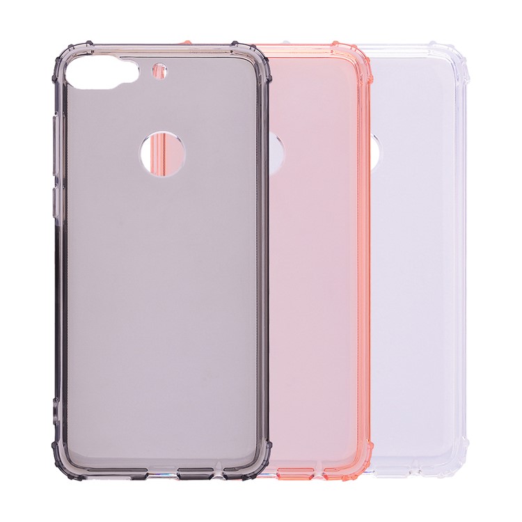 Shockproof TPU Case for HTC Desire 12+ / 12 Plus - Grey-6