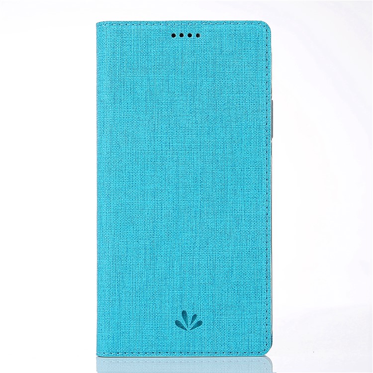 VILI DMX Cross Texture Card Holder Leather Protector Cover for HTC U12+ - Blue-2