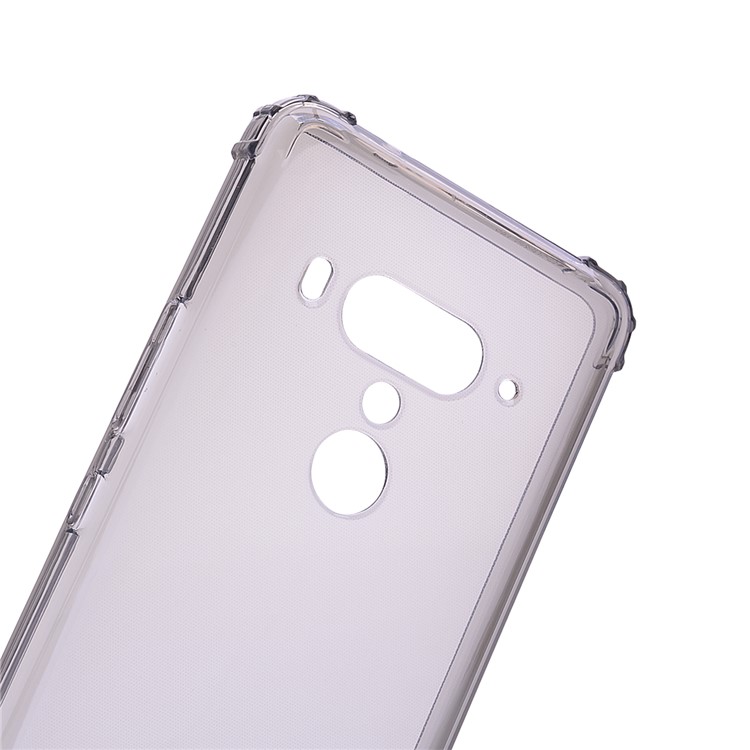 Shockproof TPU Protection Mobile Phone Casing for HTC U12+ - Grey-5