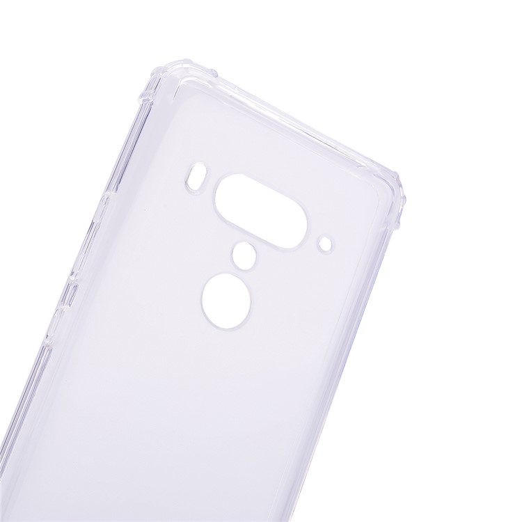 Shockproof TPU Back Cover Shell for HTC U12+ - Transparent-5