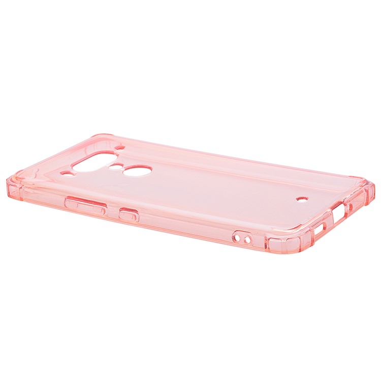 Shockproof TPU Cell Phone Cover for HTC U12+ - Pink-2