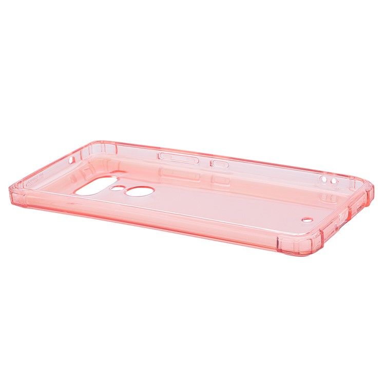 Shockproof TPU Cell Phone Cover for HTC U12+ - Pink-3