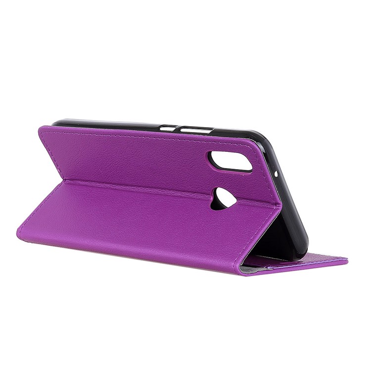 For HTC U12 Life Leather Wallet Stand Mobile Flip Shell Cover - Purple-5