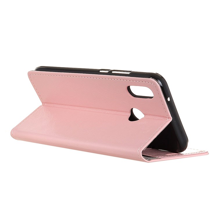 For HTC U12 Life Crazy Horse Texture Wallet Stand Leather Cell Phone Cover - Pink-5