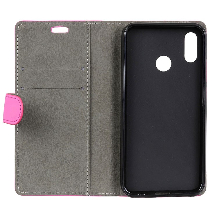 Leather Cell Phone Case for HTC U12 Life / Wallet / Stand / Magnetic Flap - Rose-4