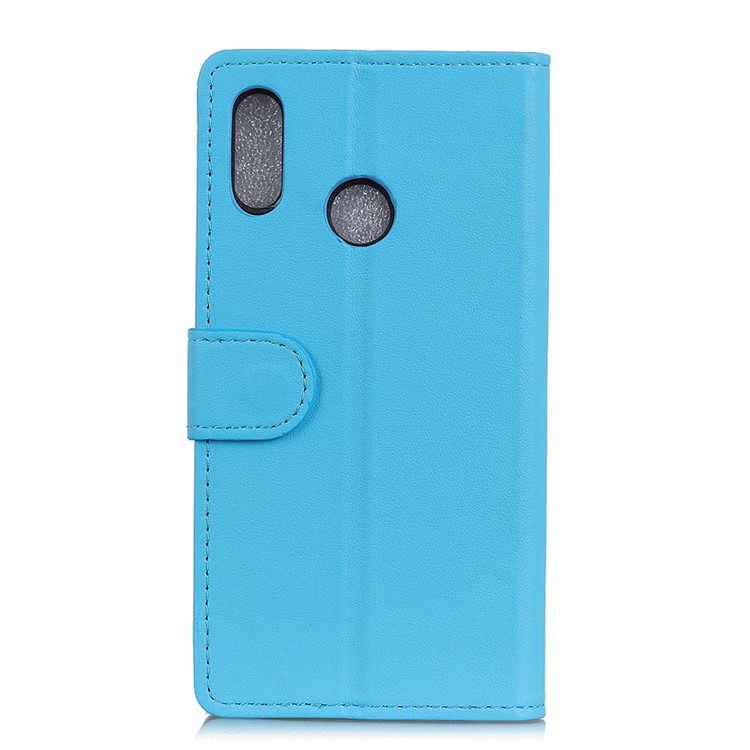 Leather Mobile Shell for HTC U12 Life / Wallet / Stand / Magnetic Flap - Blue-3