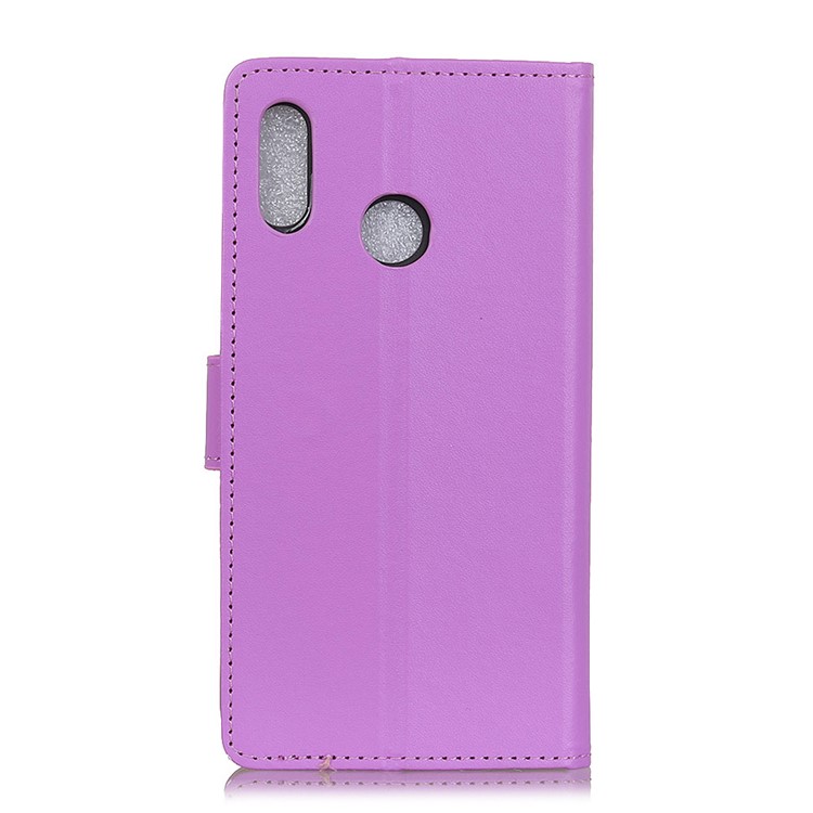 Wallet Stand Flip PU Leather Protective Shell for HTC U12 Life - Purple-2