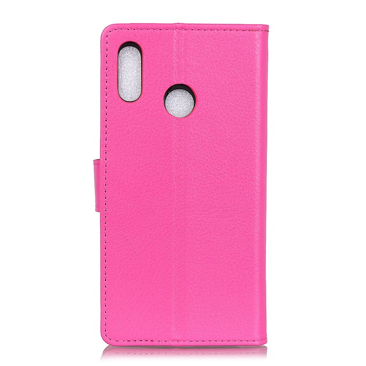 For HTC U12 Life Cell Phone Case Litchi Grain PU Leather Walle Case with Stand - Rose-4