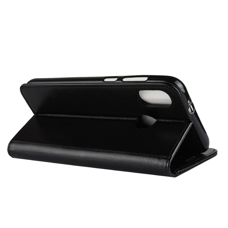 For HTC U12 Life Crazy Horse Wallet Stand Leather Phone Case - Black-6