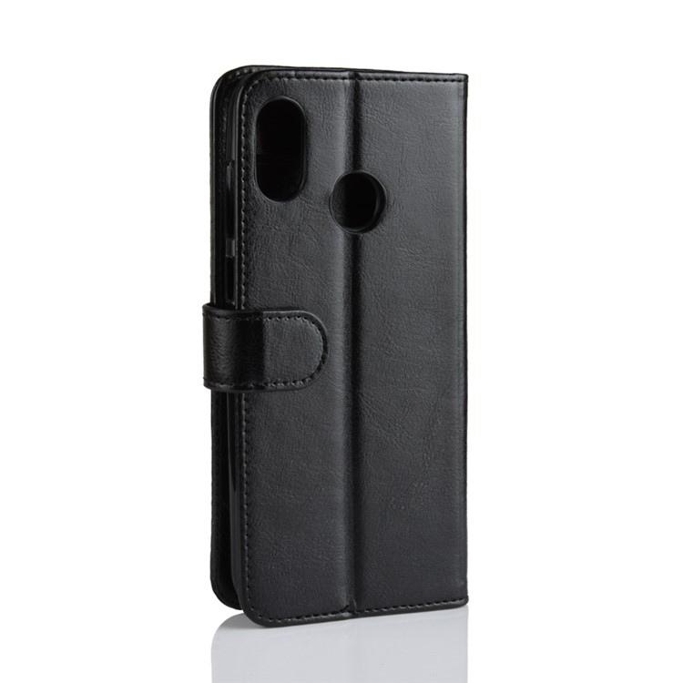For HTC U12 Life Crazy Horse Wallet Stand Leather Phone Case - Black-7
