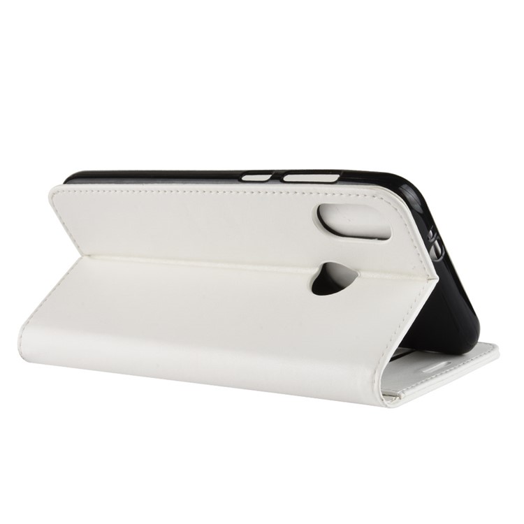 For HTC U12 Life Crazy Horse Wallet Stand Leather Phone Cover - White-6