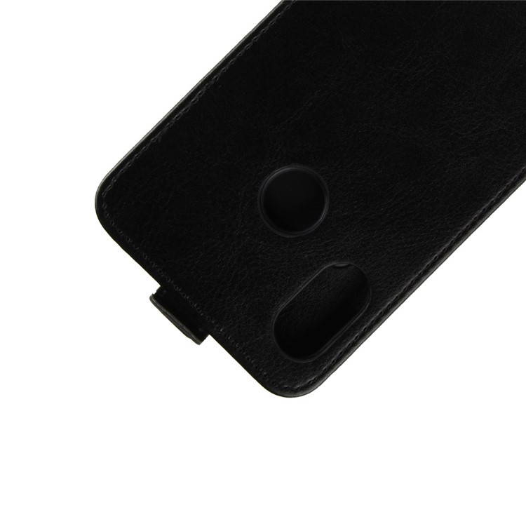 Crazy Horse Vertical Flip Leather Case with Card Slot for HTC U12 Life - Black-2