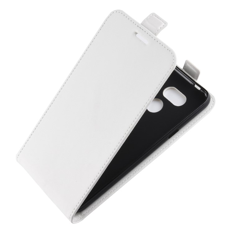 Crazy Horse Vertical Flip Leather Cover with Card Holder for HTC Desire 12s - White-3