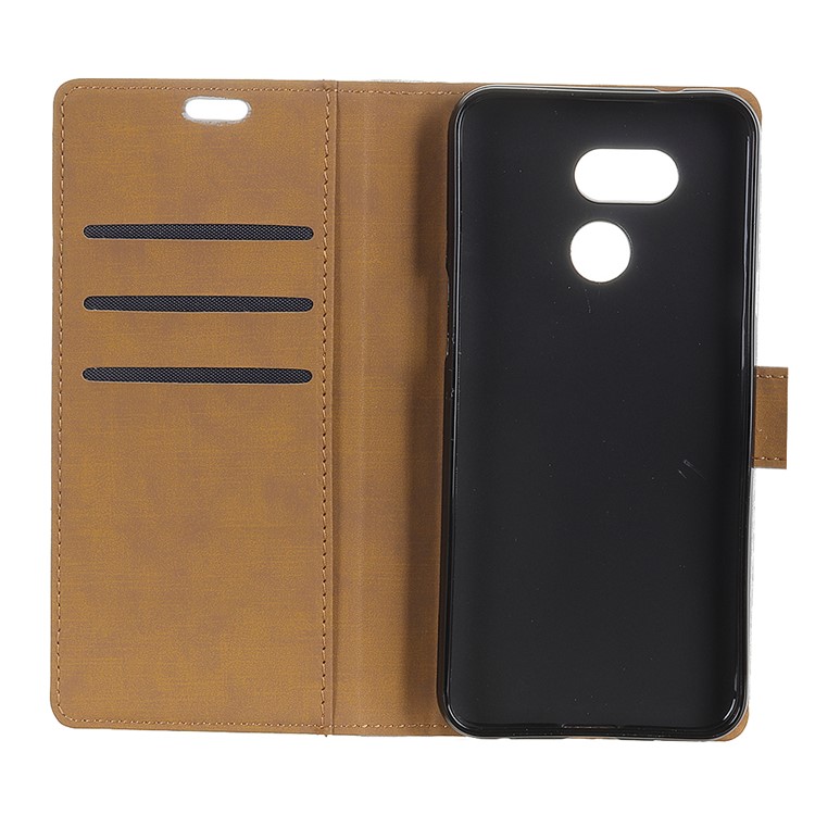 Wallet Leather Stand Cover for HTC Desire 12s - Silver-5