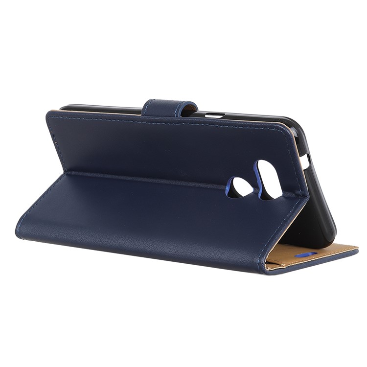Wallet Leather Case with Stand for HTC Desire 12s - Blue-6