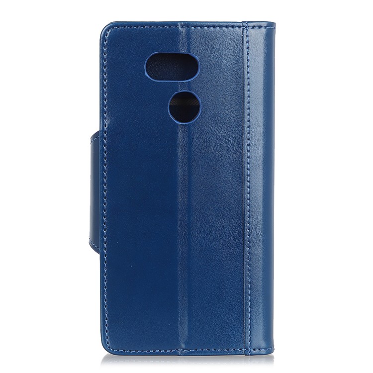 Wallet Leather Stand Phone Case for HTC Desire 12s - Blue-3