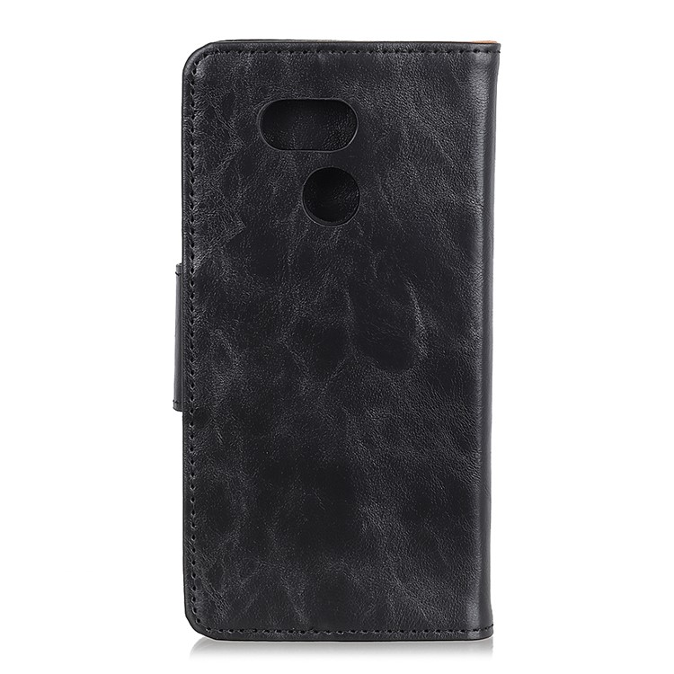 Crazy Horse Wallet Leather Stand Case for HTC Desire 12s - Black-2