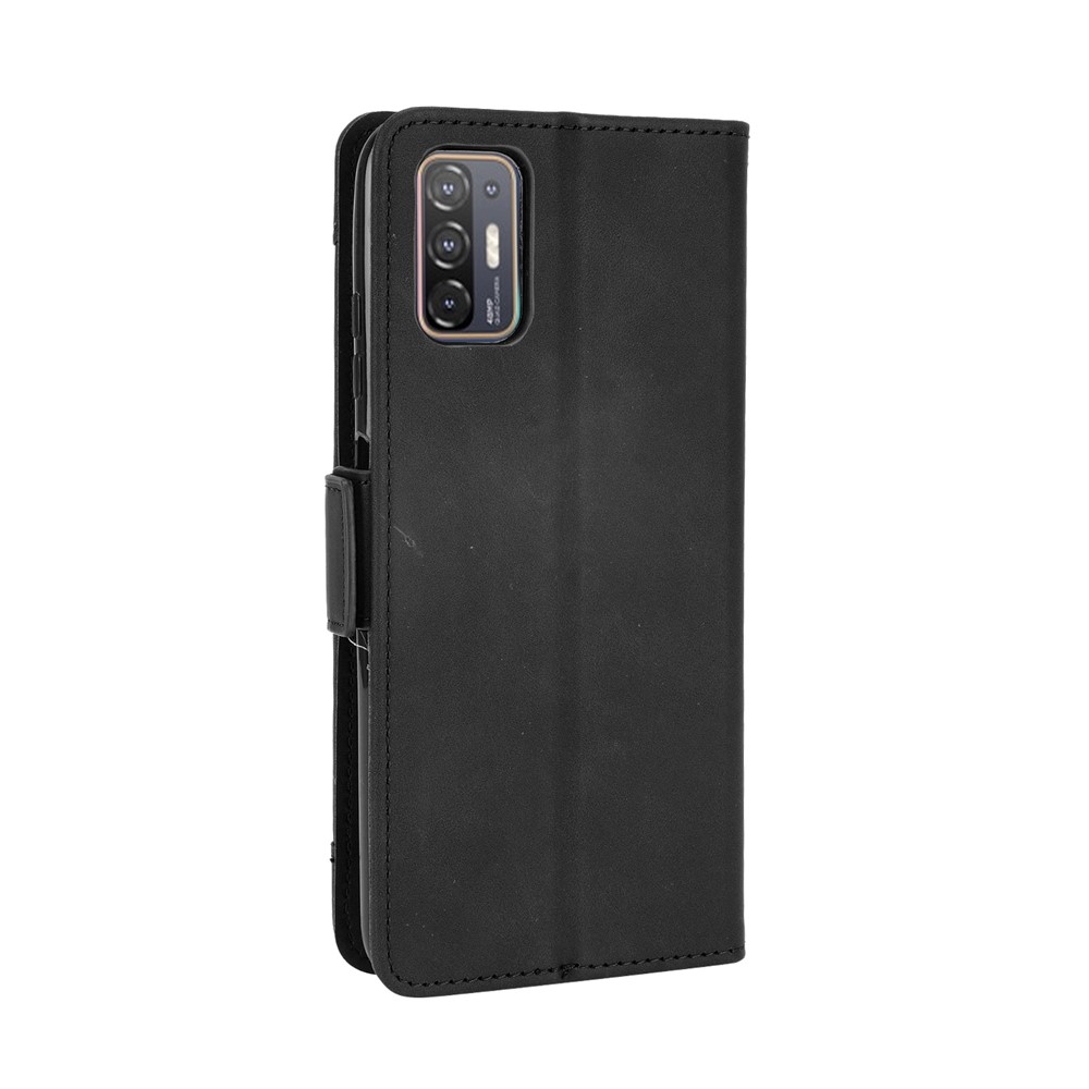 Multiple Card Slots Wallet Stand PU Leather Shell Case for HTC Desire 21 Pro 5G - Black-4