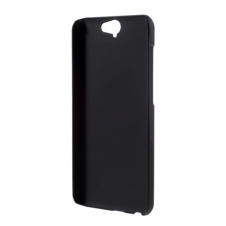 Rubberized Hard PC Case for HTC One A9 - Black-2