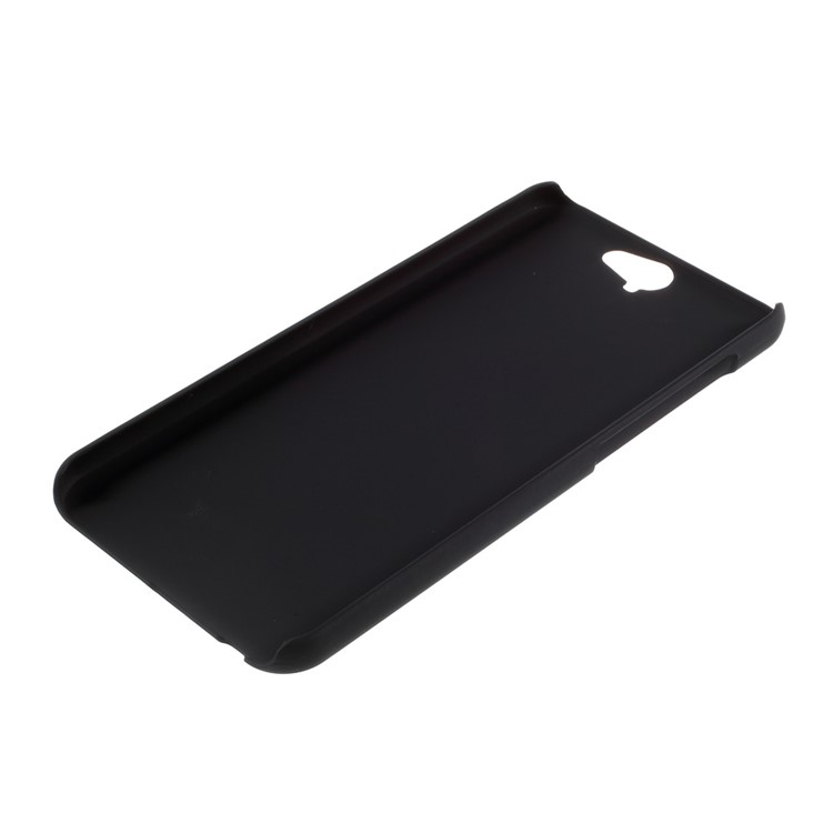 Rubberized Hard PC Case for HTC One A9 - Black-3