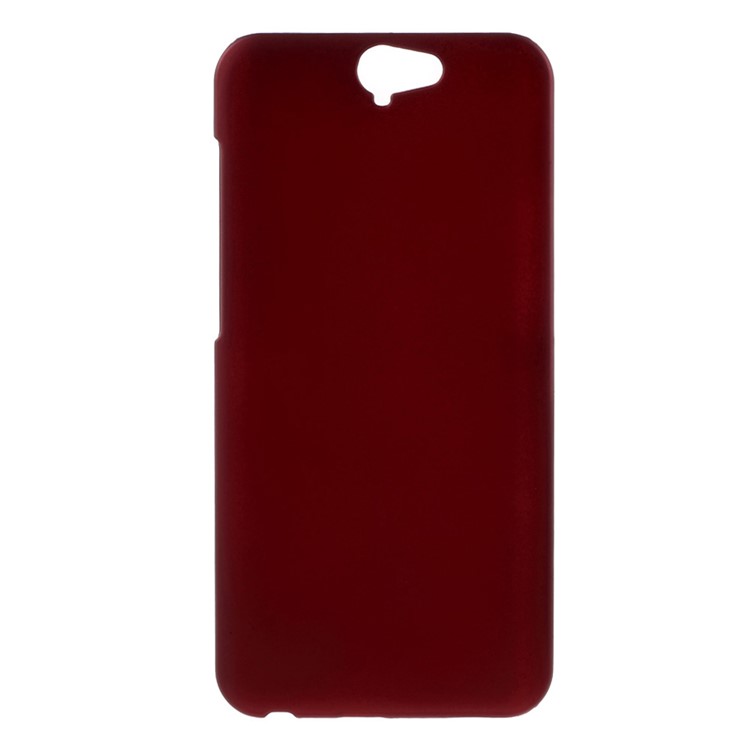 Rubberized Hard PC Phone Cover for HTC One A9 - Red-1