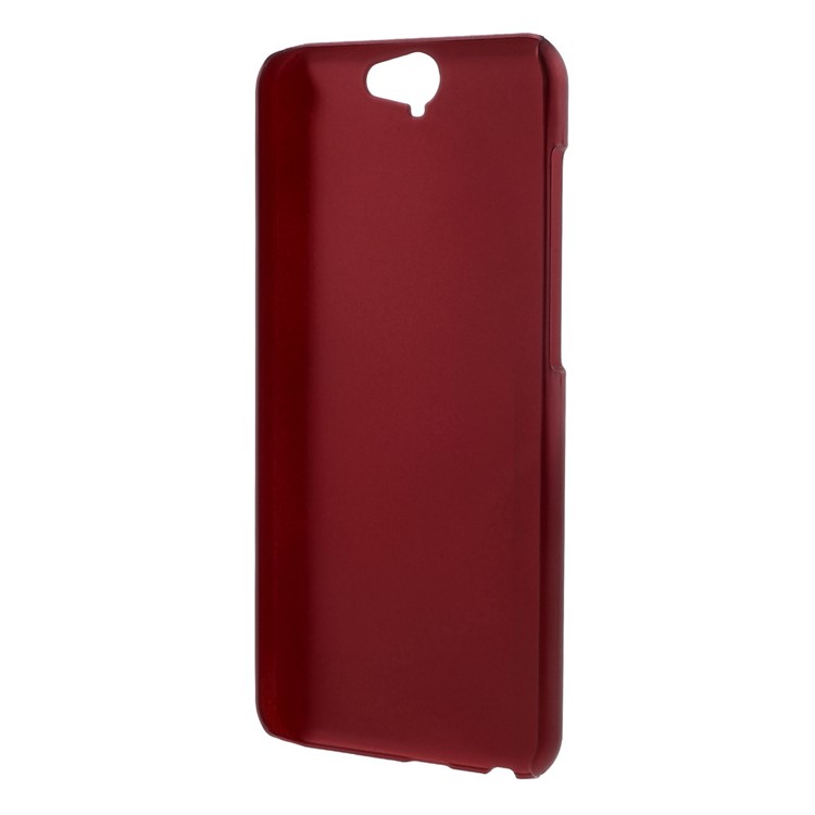 Rubberized Hard PC Phone Cover for HTC One A9 - Red-2