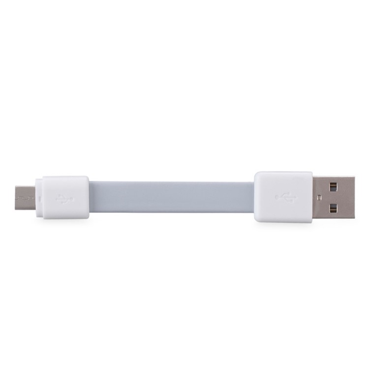 MOMAX GO-Link Noodle Shape Micro USB Charging Cable Cord for Samsung HTC Sony - White-3