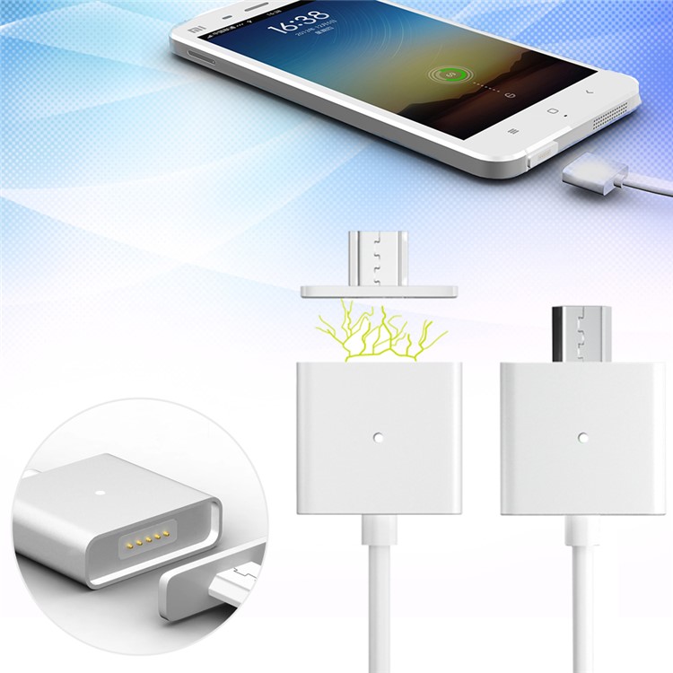 1M Magnetic Micro USB Charging Cable Cord for Samsung LG Sony Huawei Xiaomi Etc.-1