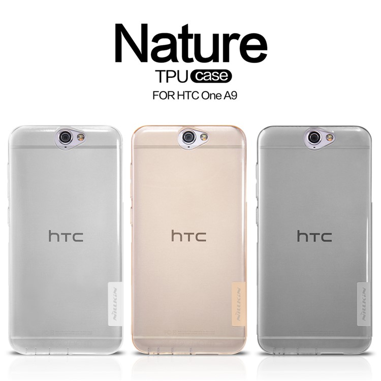 NILLKIN 0.6mm Nature TPU Shell Cover Case for HTC One A9 - Brown-7
