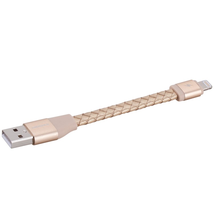 MOMAX Elite Link Pro MFI Certified Lightning 8Pin Data Charge Cable - Gold Color-4