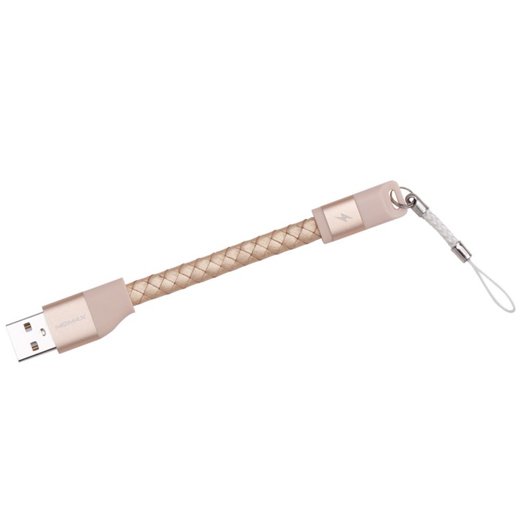 MOMAX Elite Link Pro MFI Certified Lightning 8Pin Data Charge Cable - Gold Color-7
