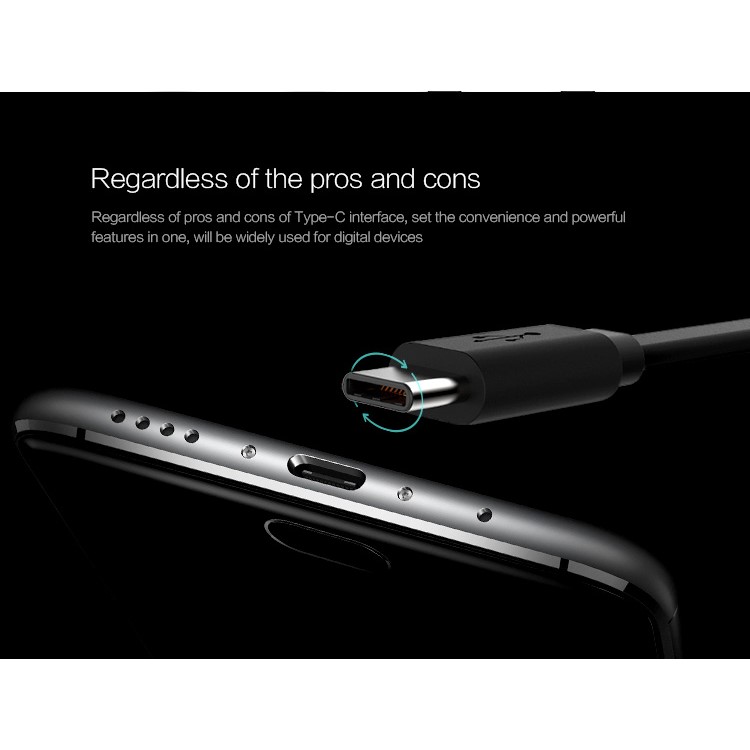 NILLKIN 2A Type-C to USB2.0 Port Cable for Nokia N1/LG Nexus 5X - Black-12