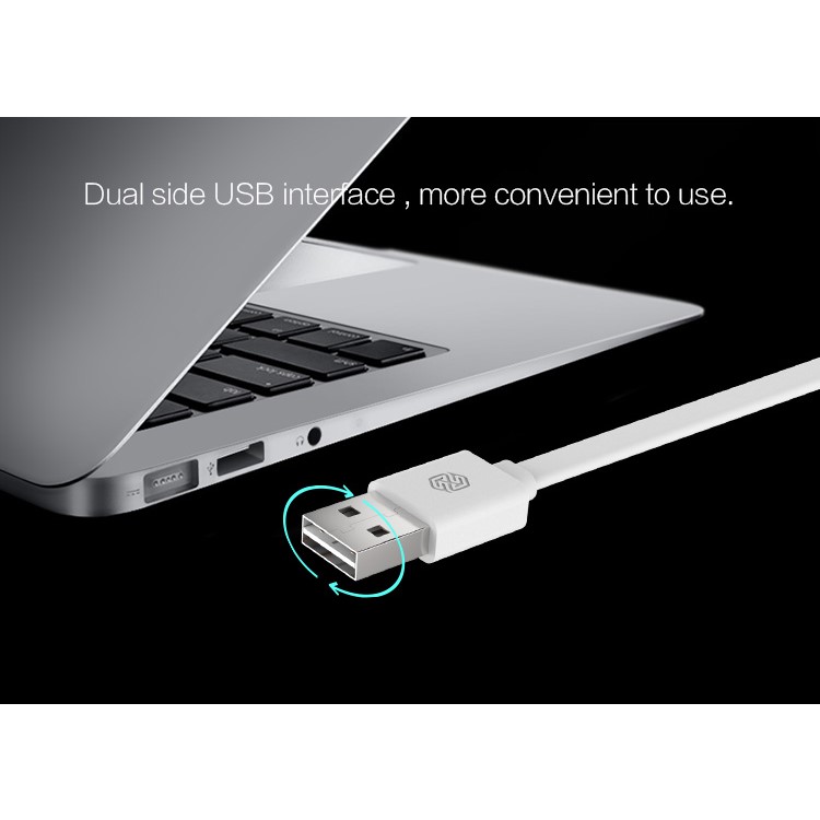 NILLKIN 2A Type-C to USB2.0 Port Cable for Nokia N1/LG Nexus 5X - White-11