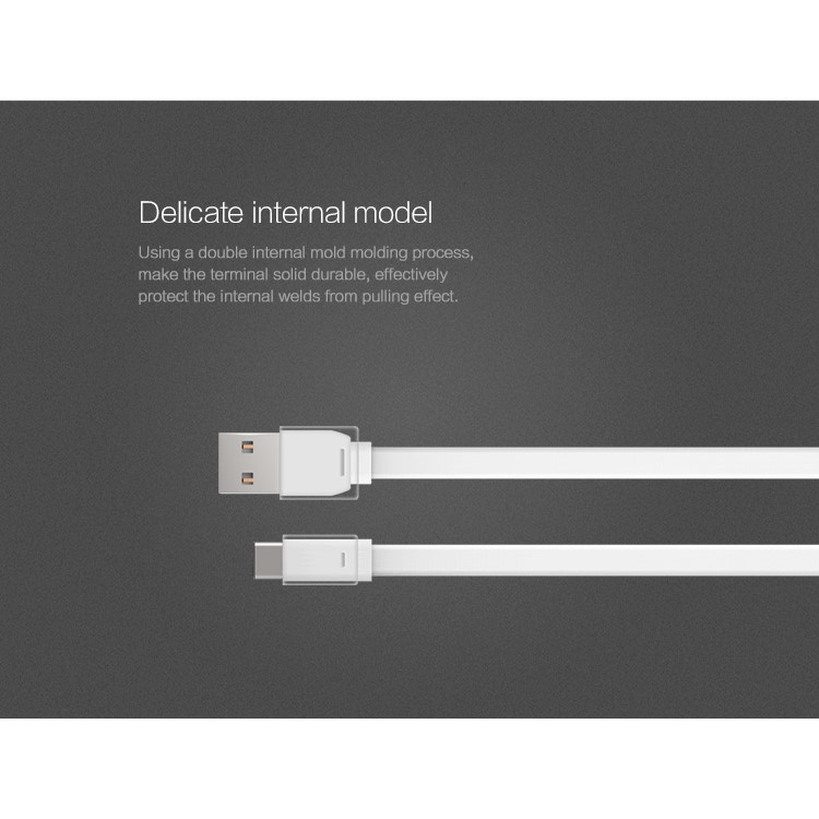 NILLKIN 2A Type-C to USB2.0 Port Cable for Nokia N1/LG Nexus 5X - White-7