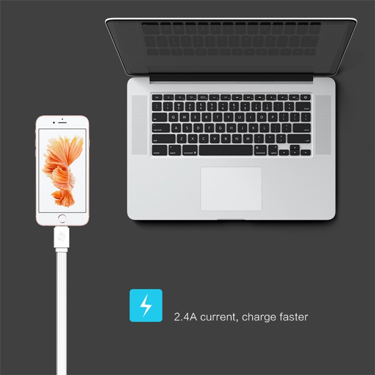 JOYROOM Business Travel Micro USB Charge Sync Cable for Samsung HTC LG Huawei etc. - White-2