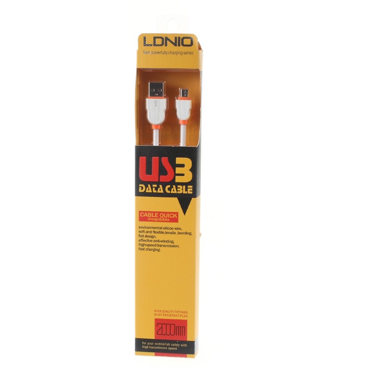 LDNIO LS02S 2M Micro USB Data Sync Charge Cable for Samsung LG Sony Huawei-3