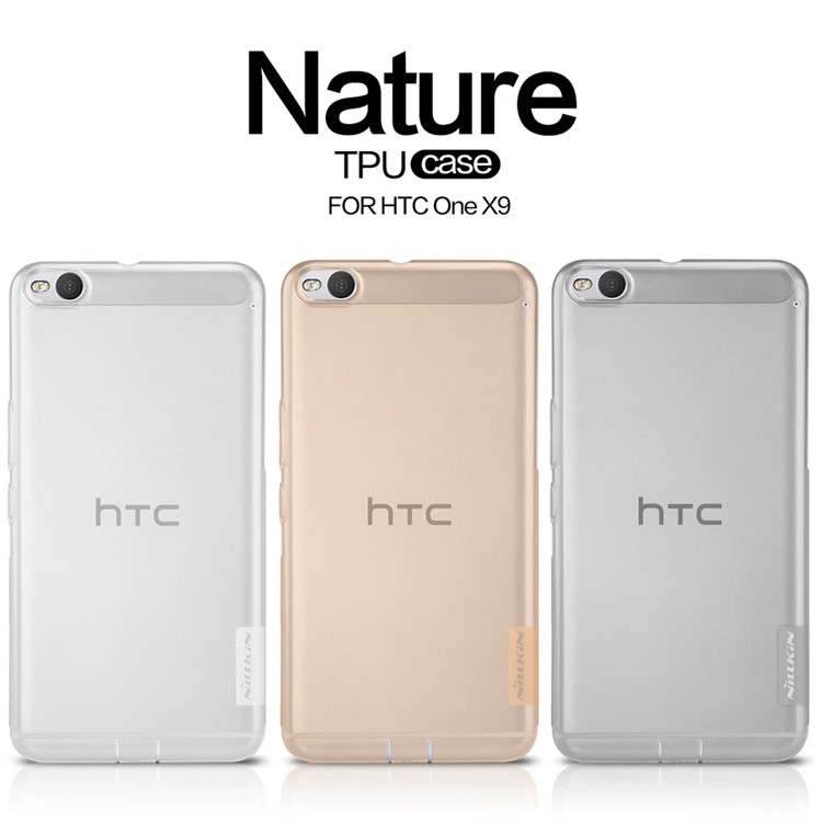 NILLKIN Nature TPU Case Slim Cover for HTC One X9 - Grey-7