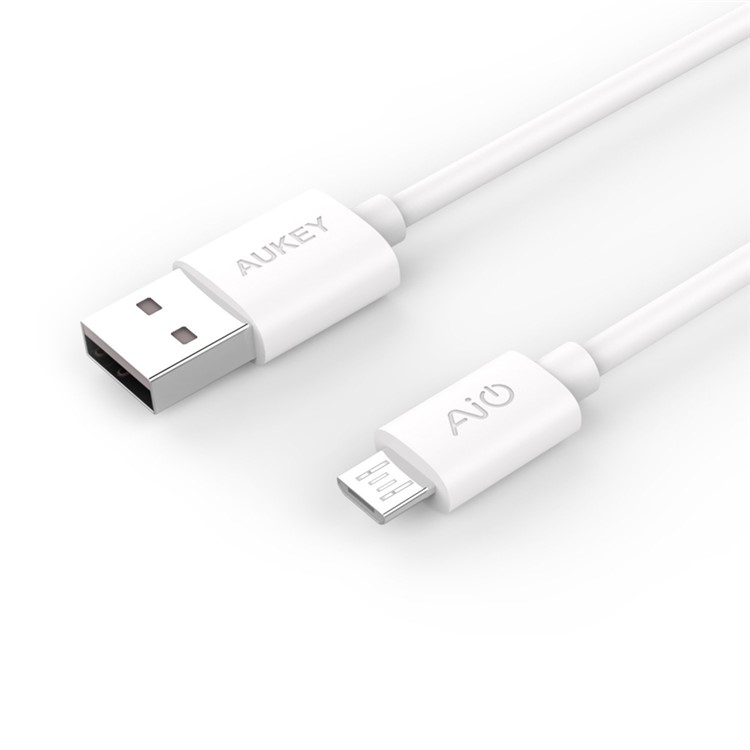 AUKEY Premium 2m Micro USB Charge Sync Cable - White-2