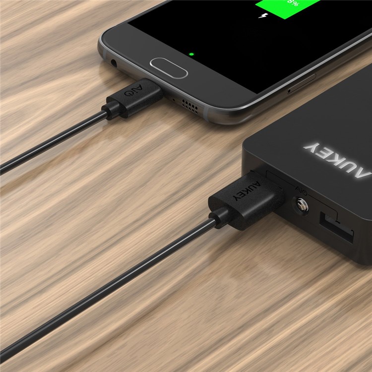 AUKEY 5pcs/set Sync Charge Micro USB Cables for Samsung Huawei CB-D5 - Black-9