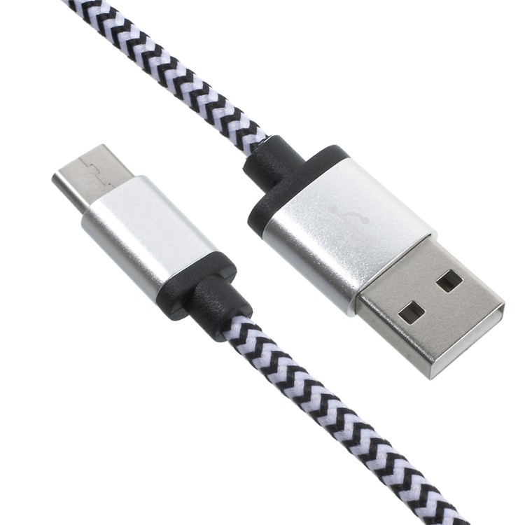 Cabo de Sincronização de Carga USB Tipo c Tipo de Cor Dupla Para Xiaomi Mi 5/novo Macbook - Preto-4