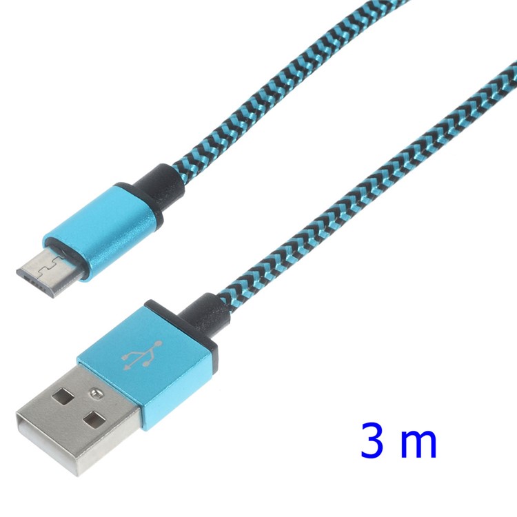 3m зарядная синхронизация микро usb кабель плетеный шнур