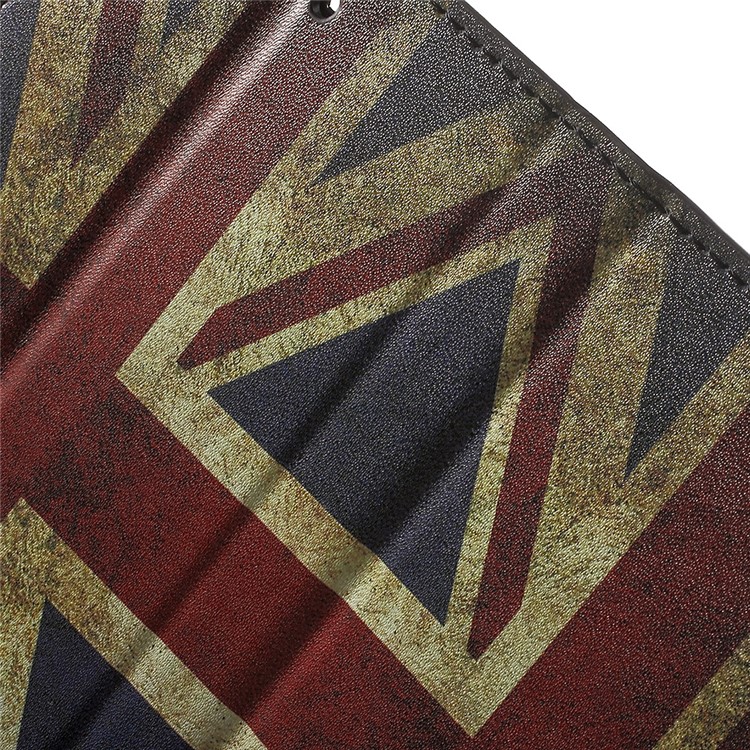 Leather Wallet Case for HTC Desire 530/630 with Stand - Retro UK Flag-6