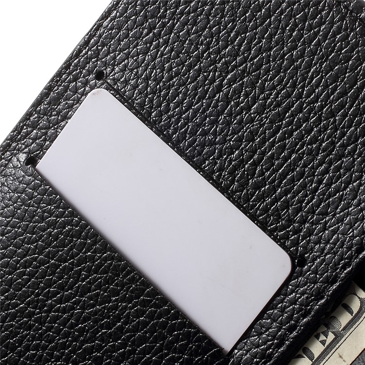 Litchi Skin Wallet Leather Stand Case for HTC Desire 530/630 - Black-6