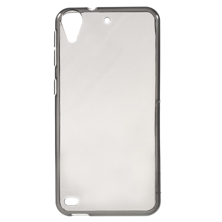 Glossy Slim TPU Phone Case Cover for HTC Desire 630/530 - Grey-1