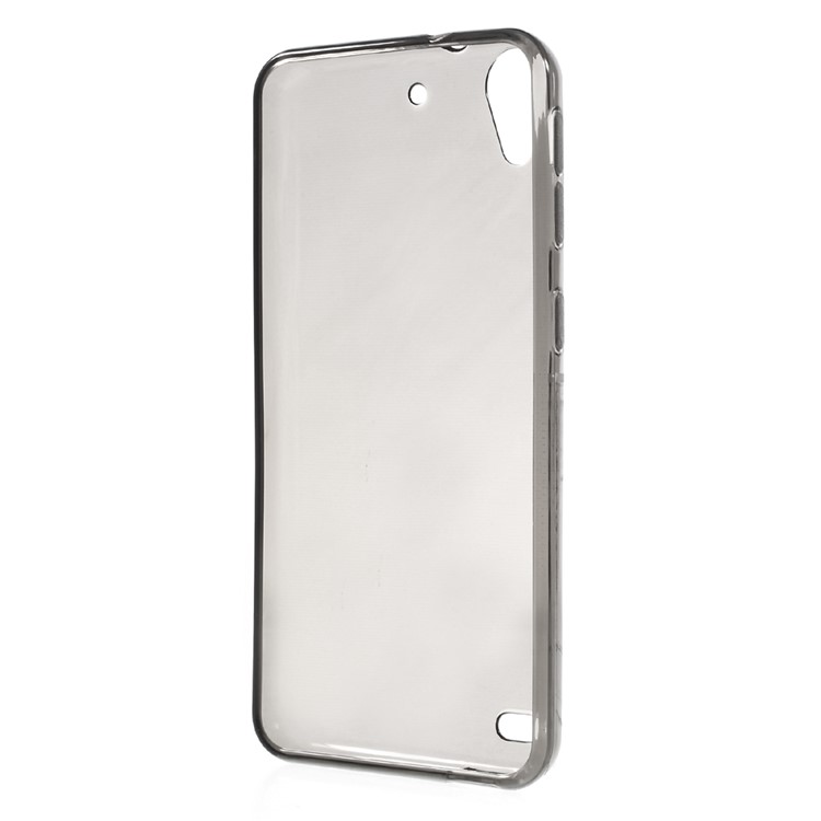 Glossy Slim TPU Phone Case Cover for HTC Desire 630/530 - Grey-2