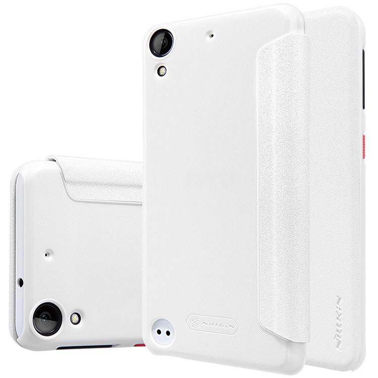 NILLKIN Sparkle Series Leather Folio Cover for HTC Desire 530/630 - White-1