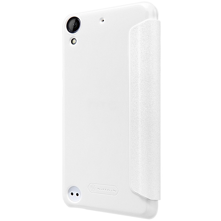 NILLKIN Sparkle Series Leather Folio Cover for HTC Desire 530/630 - White-2