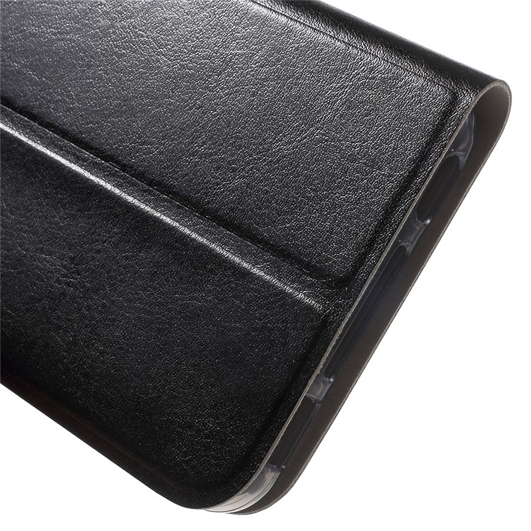 Custodia In Pelle Pazzo Per Portacarte Per HTC Desire 825 In Lamiera Di Acciaio Al Manganese - Nero-8